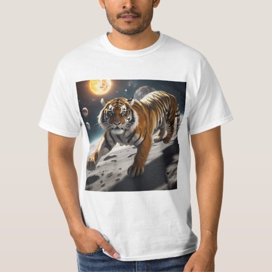 Space Tiger T-shirt (Voorkant)