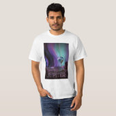 Space Travel Poster Jupiter T-shirt (Voorkant volledig)