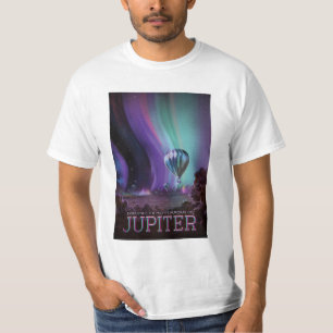 Space Travel Poster Jupiter T-shirt