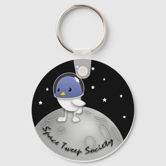 Space Tweep Button Sleutelhanger (Voorkant)