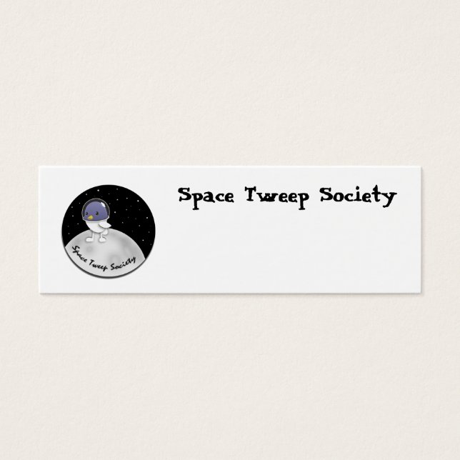 Space Tweep Logo  Mini Visitekaartjes (Voorkant)