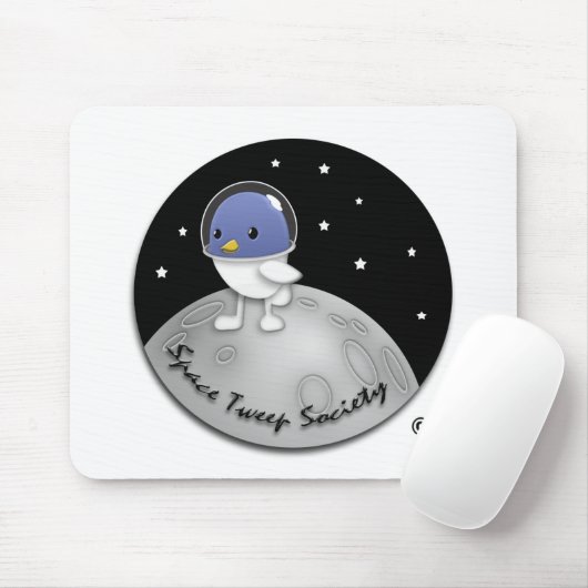 Space Tweep Logo Mousepad Muismat (Met muis)