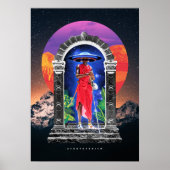 Space Ufo Alien Poster (Voorkant)