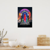 Space Ufo Alien Poster (Keuken)