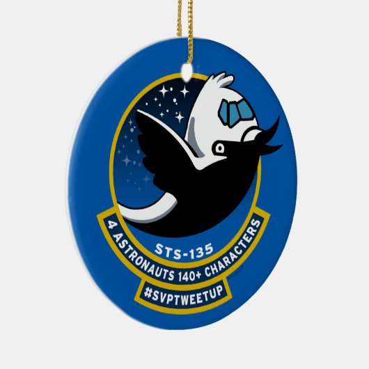 Space Uitzicht Park Tweetup Ornament (Rechts)