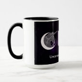 Space Unicorn 15 oz ringer mok (Links)