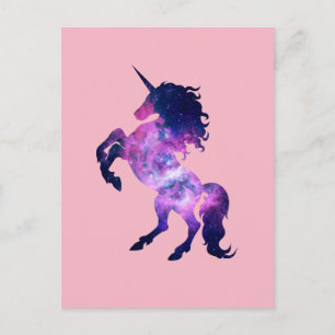 Space unicorn briefkaart