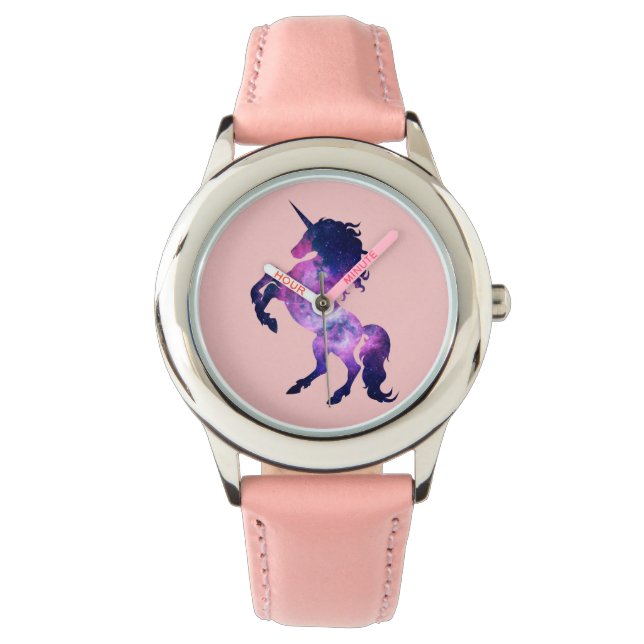 Space unicorn horloge (Voorkant)