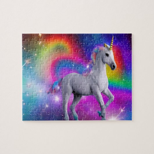 Space Unicorn Jigzaag Puzzle Legpuzzel (Horizontaal)