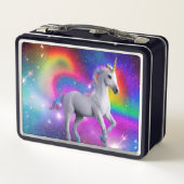 Space Unicorn Metal Lunch Box (Achterkant)