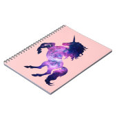 Space unicorn notitieboek (Linkerzijde)