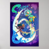 Space Unicorn Poster (Voorkant)