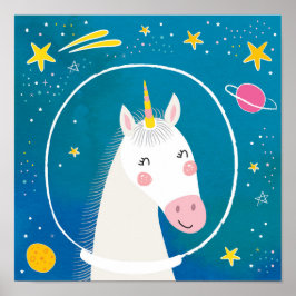 Space Unicorn Poster