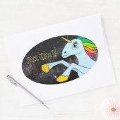 Space Unicorn! sticker (Envelop)