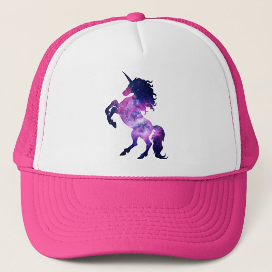 Space unicorn trucker pet (Voorkant)