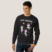 Space Unicorns Astronaut Planet Unicorn 1 Trui (Voorkant volledig)