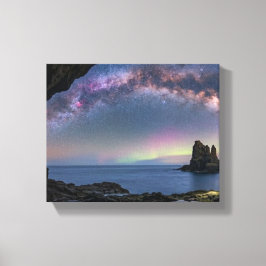Space universe canvas for office/Living room Afdruk