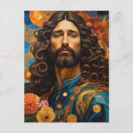 *~* Space Universe Earth AP50 Knap Man Briefkaart