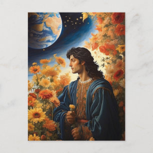 *~* Space Universe Heal AP50 Jong Man Briefkaart