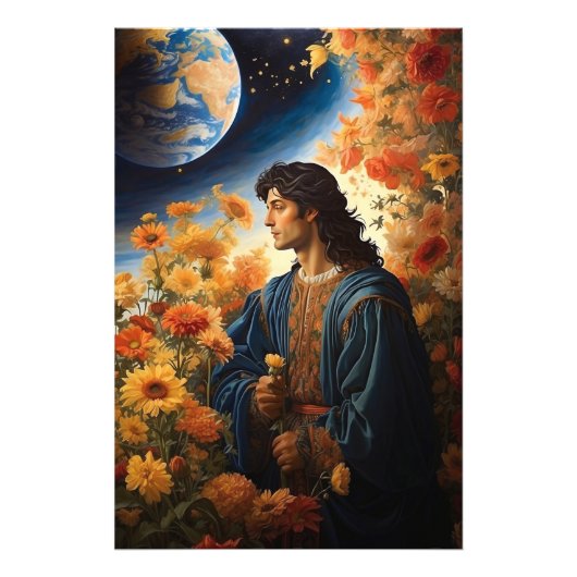 *~* Space Universe Heal AP50 Jong Man Foto Afdruk (Voorkant)