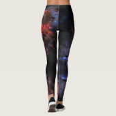 Space Universe - Power Yoga Leggings (Achterkant)