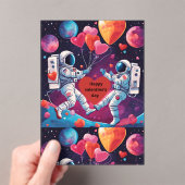 Space Valentijn uitnodiging Out-of-This-World Lief (Insitu (Draagbaar))