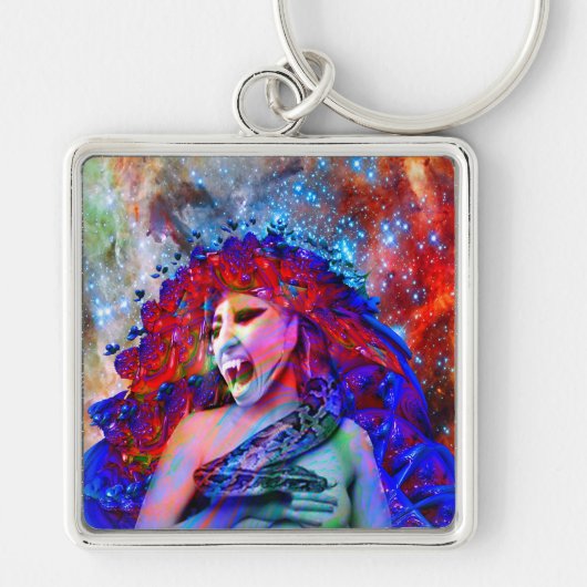 Space Vampire Sleutelhanger (Voorkant)