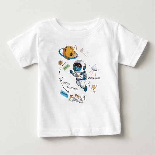 Space vector t shirt design and baby tends |  (Voorkant)