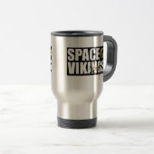Space Vikings Large Font Travel Mug Reisbeker (Voorkant rechts)