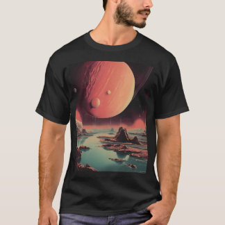 Space Vintage Poster T-shirt