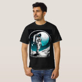 Space Voyager: Retro Expeditie T-shirt (Voorkant volledig)
