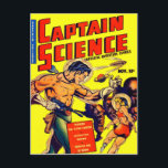 Space Warrior  Science Fiction Comic Briefkaart<br><div class="desc">Ruimtevaarder  Wetenschap Fiction Comic  Science Fiction,  Horror,  and Fantasy Illustration Art. Fantastisch collectie retro comic book art beschikbaar op t-shirts,  petten,  fridge magneten,  spelden,  knoppen,  schorten,  wenskaarten,  briefkaarten,  tassen,  bedekking,  dartboards,  handdoeken,  sierpotten,  mokken,  waterflessen en nog veel meer cadeauideeën. Beschikbare groothandel.</div>