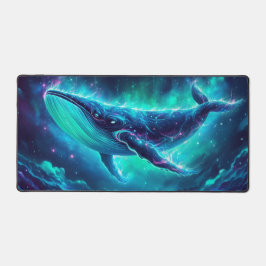 Space Whale, opvallende neondieren Bureaumat