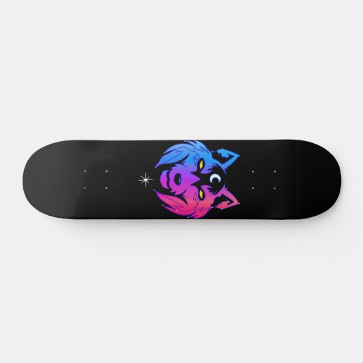 Space Wolf Persoonlijk Skateboard (Horizontaal)