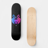 Space Wolf Persoonlijk Skateboard (Voorkant)