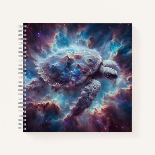 Space Zee Schildpad Notitieboek (Voorkant)