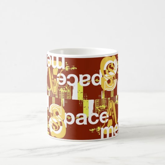 SpaceAmerican in het rood Koffiemok (Center)
