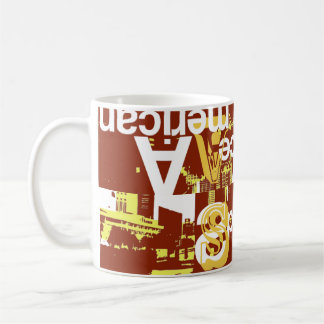 SpaceAmerican in het rood Koffiemok