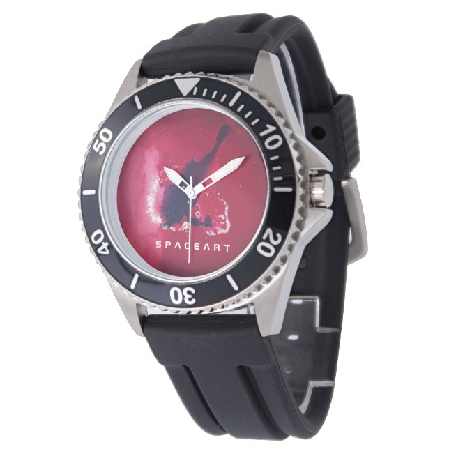 SPACEART:  ARMBANDUHR HORLOGE (Gekanteld)