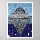 Spaceberg Poster (Voorkant)