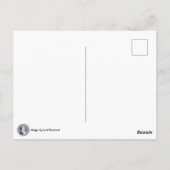 Spacecat Dodging Phasers Briefkaart (Achterkant)