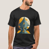 Spacecraft Spaceship Science Fiction T-shirt (Voorkant)