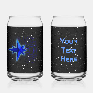 Spacecraft voor zwaartekracht blikvorm glas