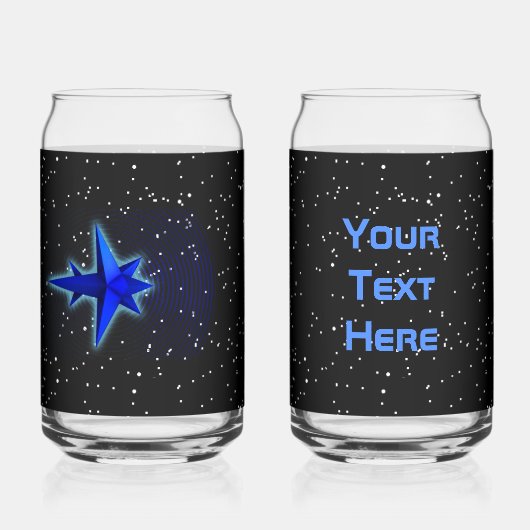 Spacecraft voor zwaartekracht blikvorm glas (Voorkant)