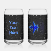 Spacecraft voor zwaartekracht blikvorm glas (Achterkant)