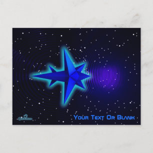 Spacecraft voor zwaartekracht briefkaart