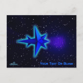 Spacecraft voor zwaartekracht briefkaart (Voorkant)