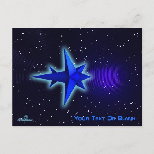 Spacecraft voor zwaartekracht briefkaart (Voorkant)