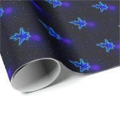 Spacecraft voor zwaartekracht cadeaupapier (Rol Hoek)