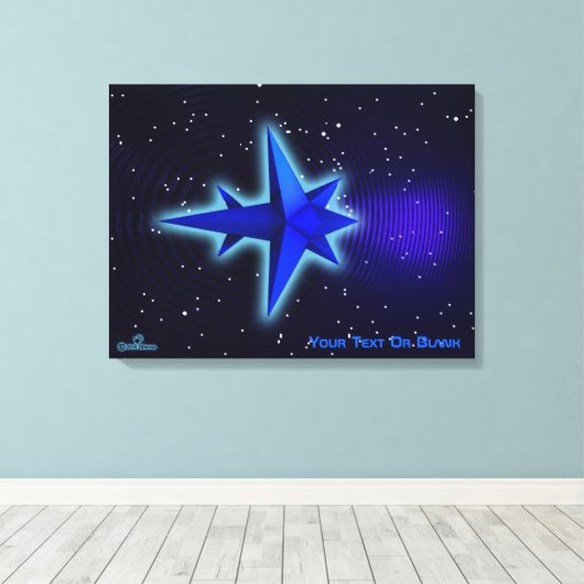 Spacecraft voor zwaartekracht canvas afdruk (Insitu (Houten vloer))